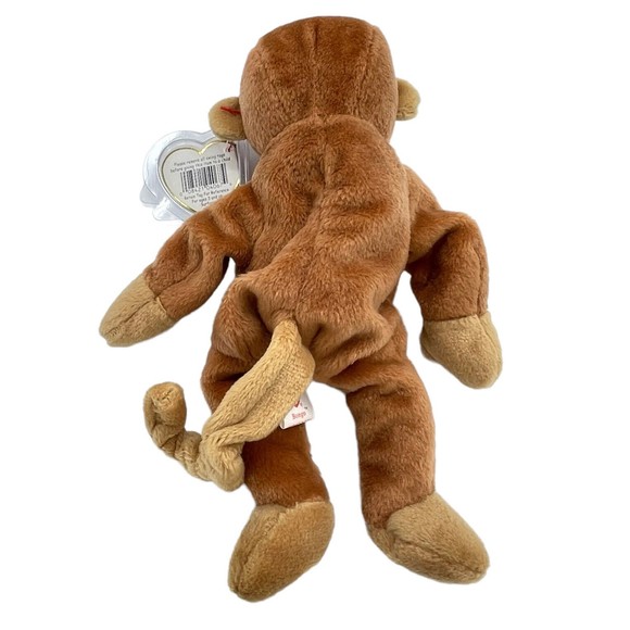 TY Beanie Baby 1995 Bongo The Monkey & Sealed McDonald’s Teenie Beanie Bongo - Picture 2 of 10